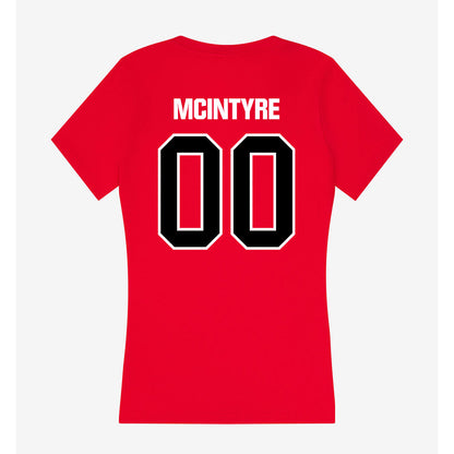 Youngstown State - NCAA Baseball : Charlie McIntyre - Women's V-Neck T-Shirt-1