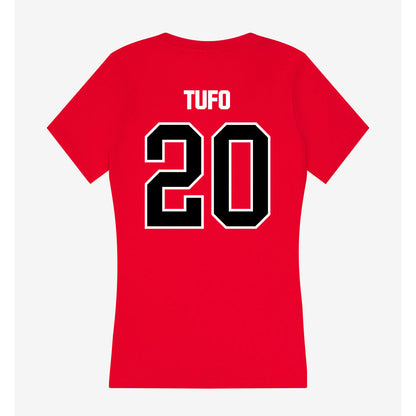 Youngstown State - NCAA Women's Soccer : Jenna Tufo - Women's V-Neck T-Shirt-1