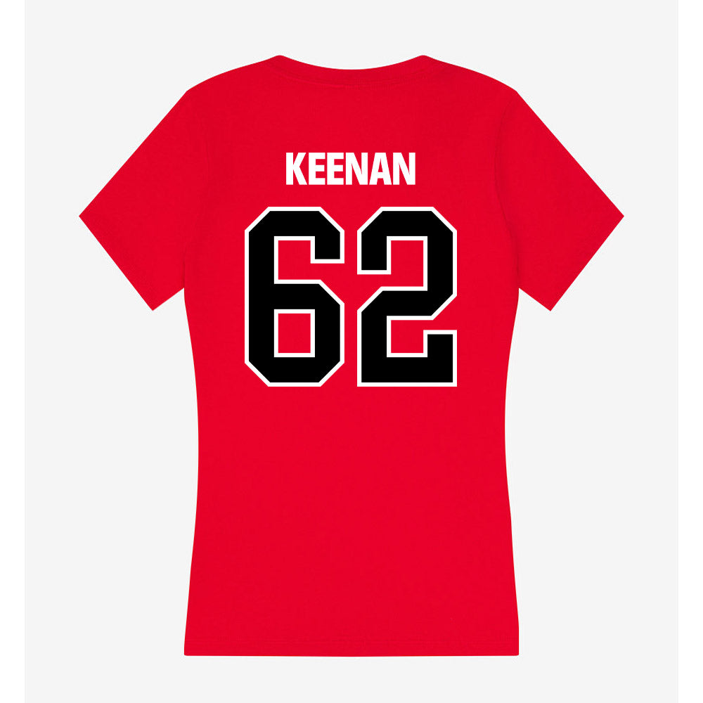 Youngstown State - NCAA Football : Shane Keenan - Women's V-Neck T-Shirt-1