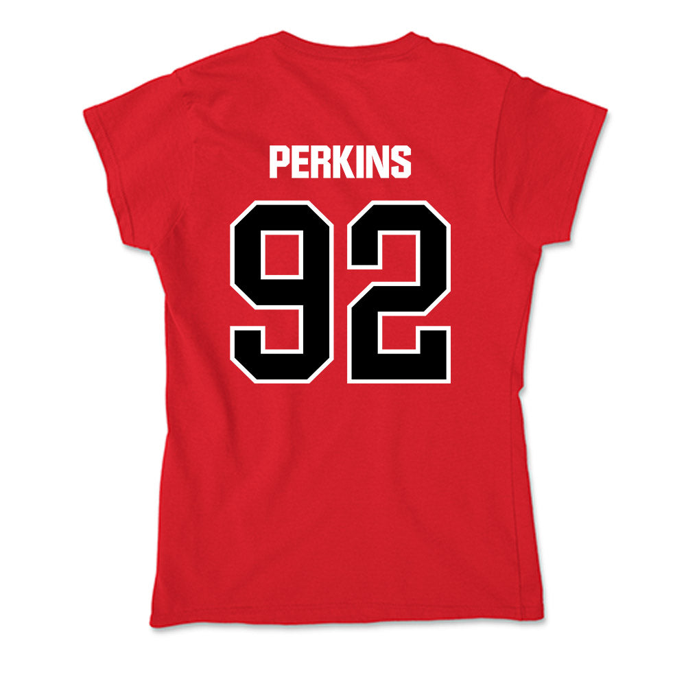 Youngstown State - NCAA Football : Devaughn Perkins - Soft Style Women’s T-Shirt-1
