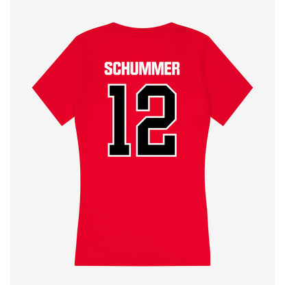 Youngstown State - NCAA Baseball : Ryan Schummer - Women's V-Neck T-Shirt-1