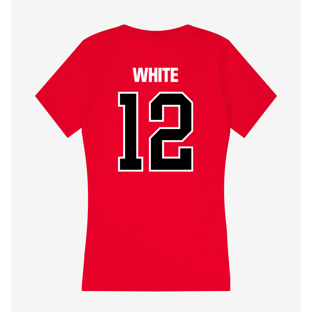 Youngstown State - NCAA Football : Baron White - Women's V-Neck T-Shirt-1