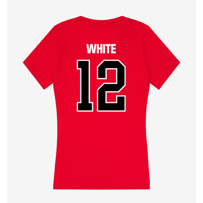 Youngstown State - NCAA Football : Baron White - Women's V-Neck T-Shirt-1