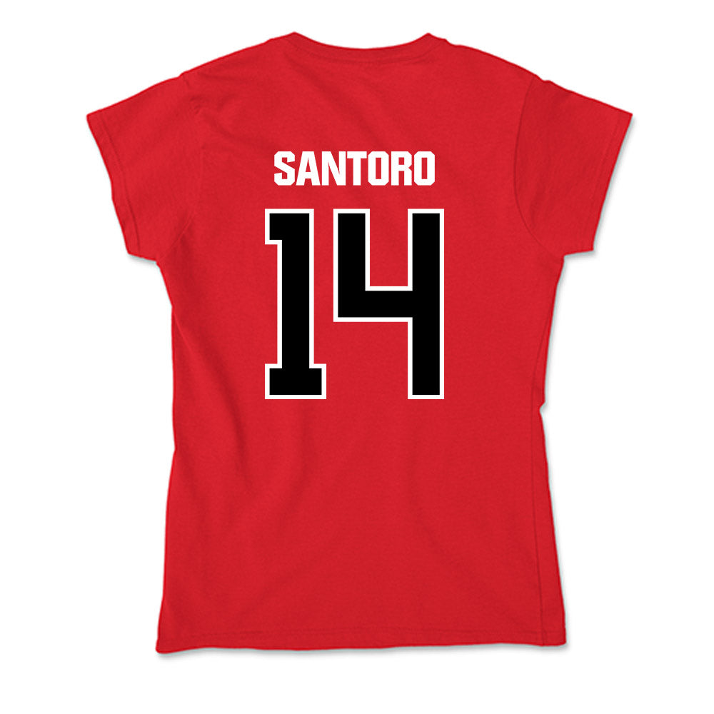 Youngstown State - NCAA Women's Basketball : Casey Santoro - Soft Style Women’s T-Shirt-1