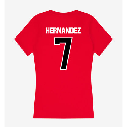 Youngstown State - NCAA Women's Basketball : Paulina Hernandez - Women's V-Neck T-Shirt-1