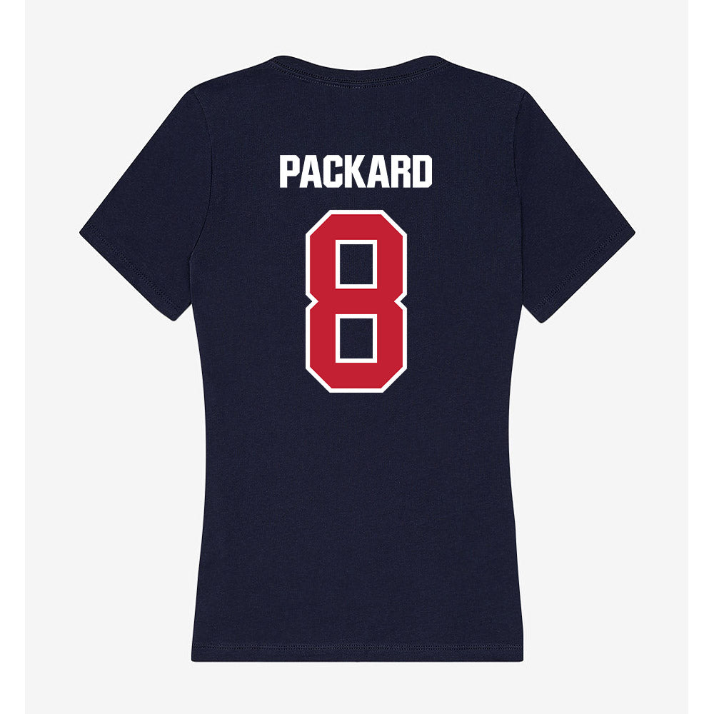 Richmond - NCAA Men's Lacrosse : Charlie Packard - Women's V-Neck T-Shirt-1
