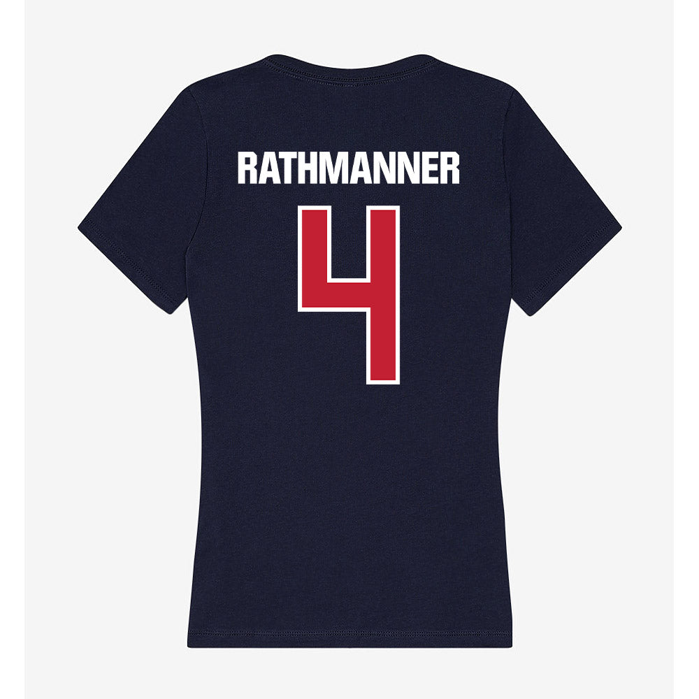 Richmond - NCAA Men's Tennis : Sam Rathmanner - Women's V-Neck T-Shirt-1