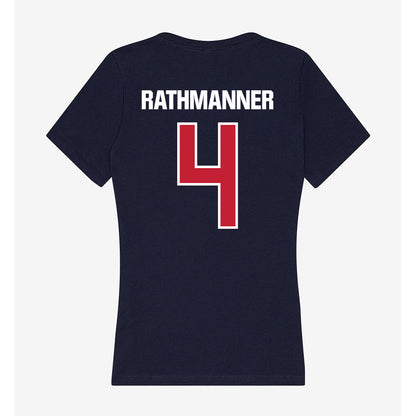 Richmond - NCAA Men's Tennis : Sam Rathmanner - Women's V-Neck T-Shirt-1