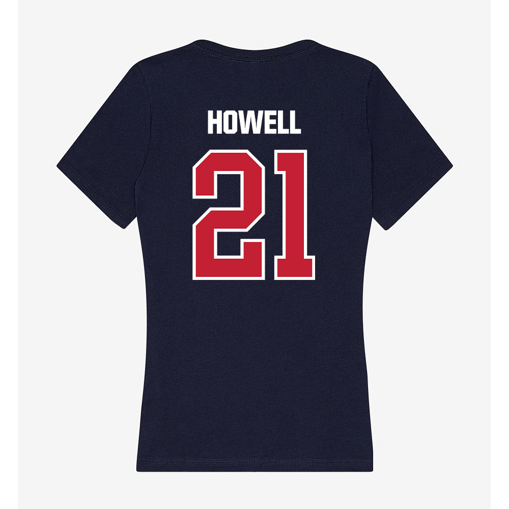 Richmond - NCAA Women's Soccer : Gwenyth Howell - Women's V-Neck T-Shirt-1
