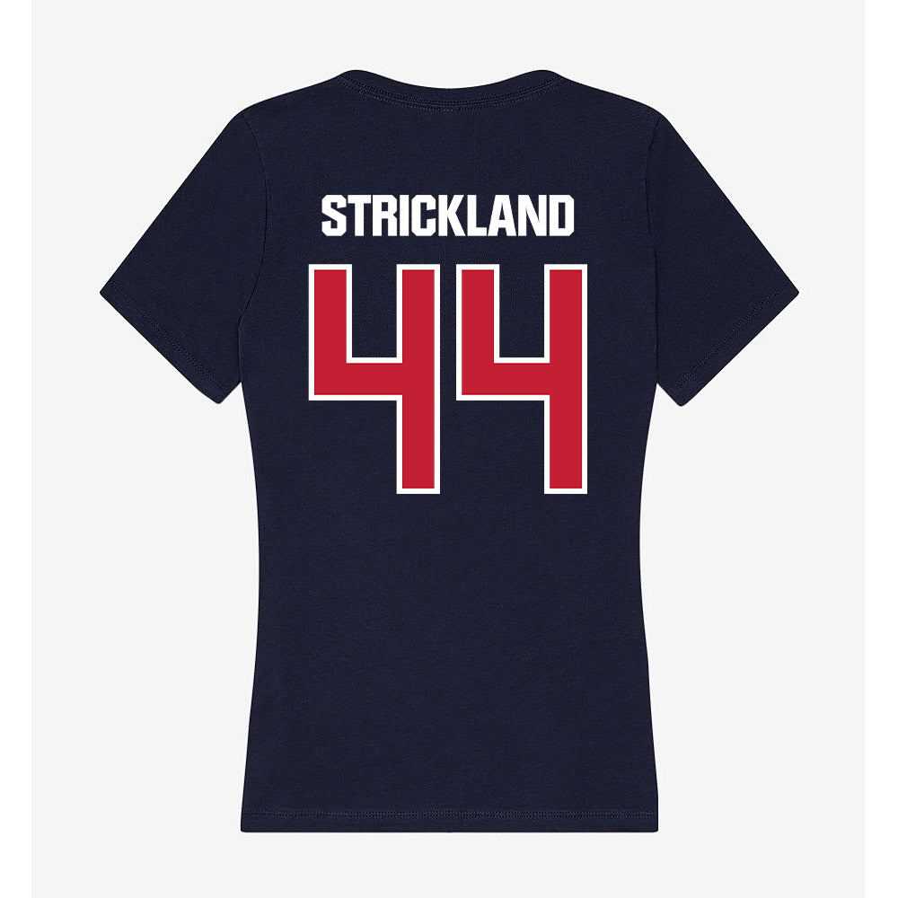 Richmond - NCAA Men's Lacrosse : Jackson Strickland - Women's V-Neck T-Shirt-1