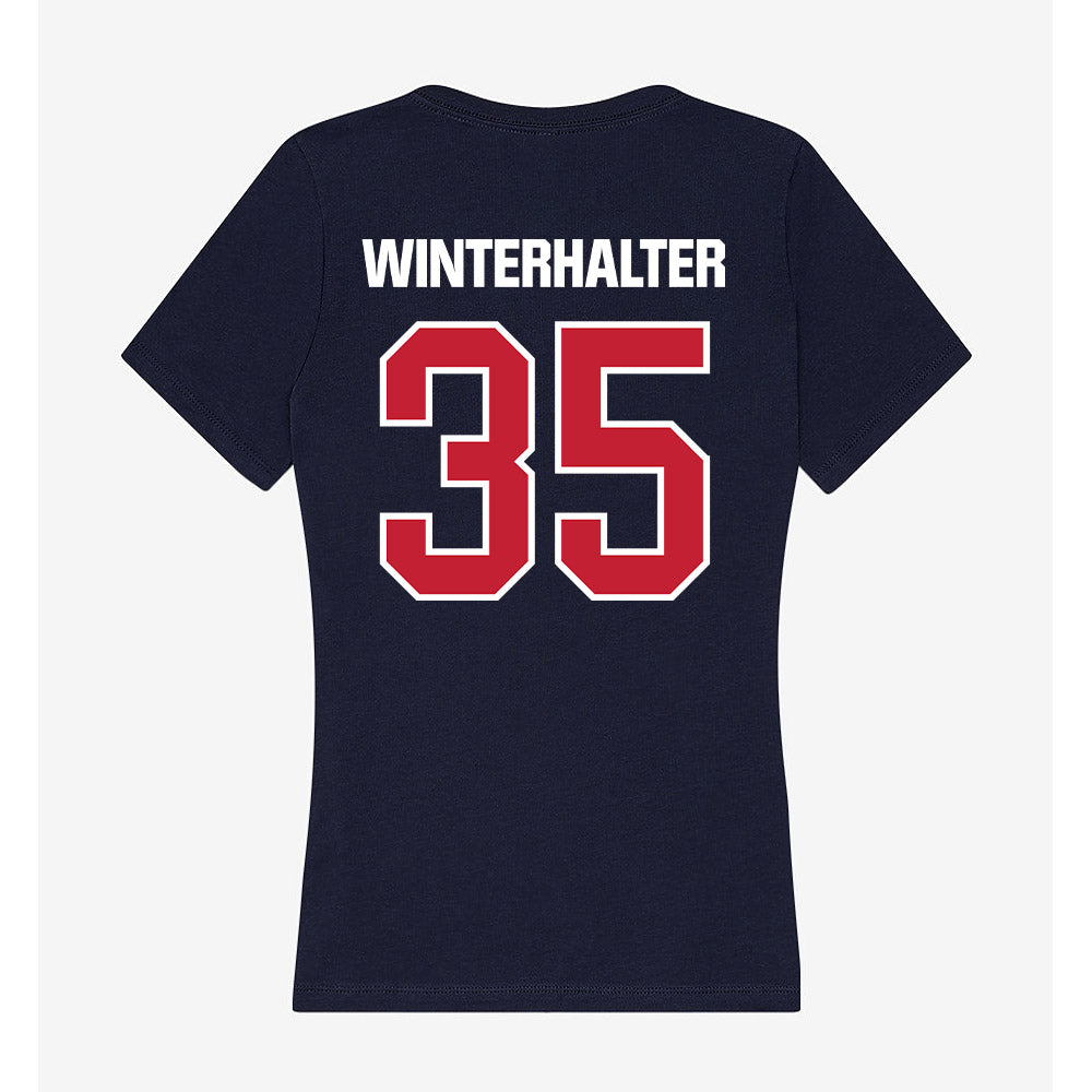 Richmond - NCAA Football : Gavin Winterhalter - Women's V-Neck T-Shirt-1