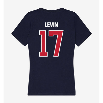Richmond - NCAA Football : Jack Levin - Women's V-Neck T-Shirt-1