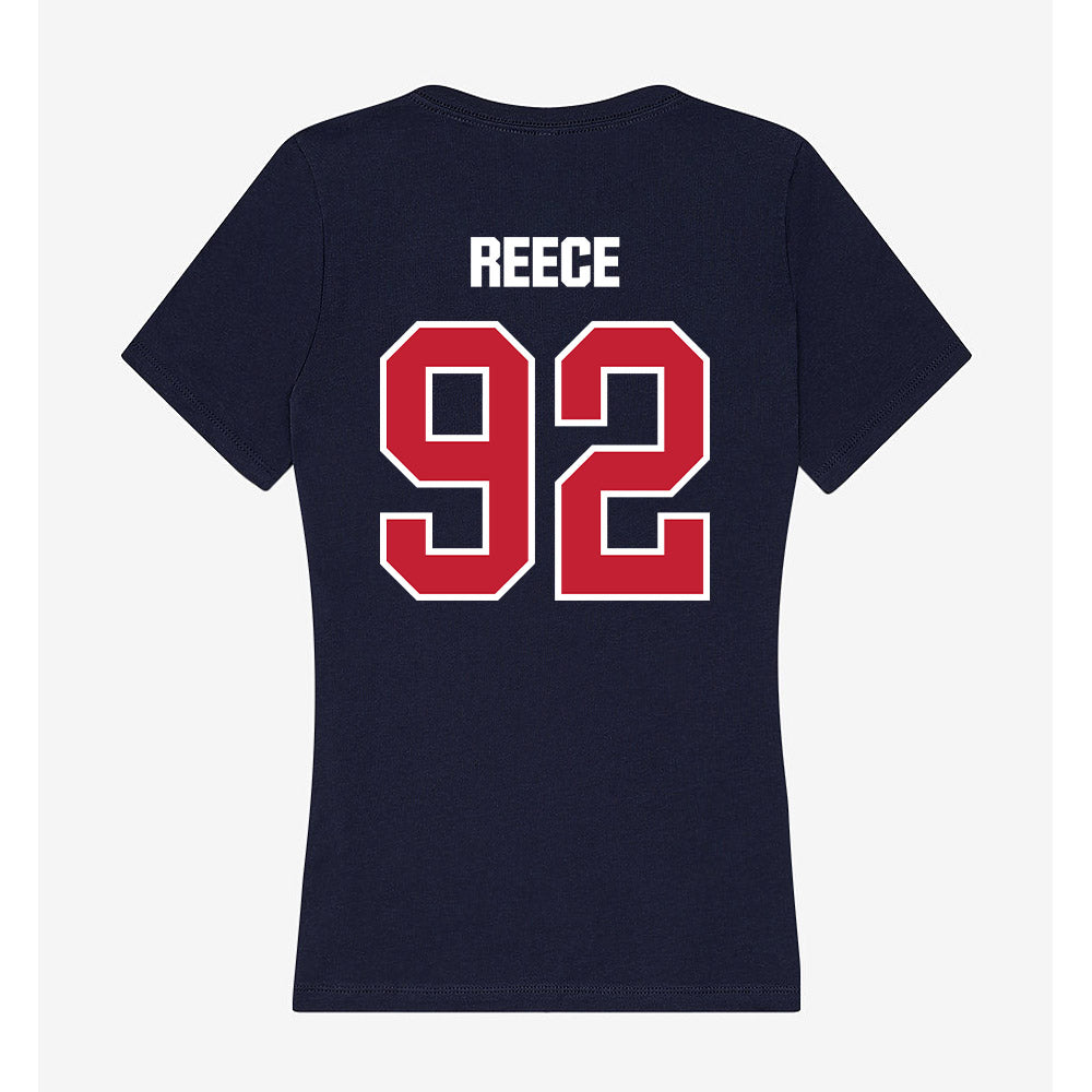 Richmond - NCAA Football : Jack Reece - Women's V-Neck T-Shirt-1
