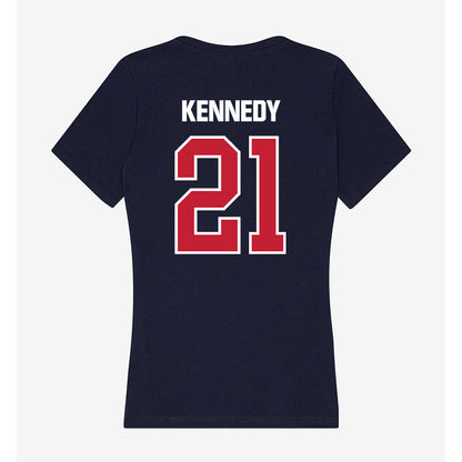Richmond - NCAA Baseball : Grant Kennedy - Women's V-Neck T-Shirt-1