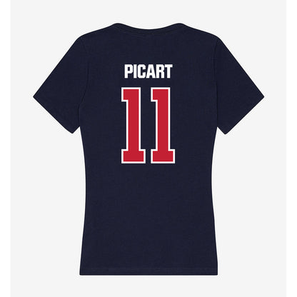 Richmond - NCAA Men's Lacrosse : Daniel Picart - Women's V-Neck T-Shirt-1