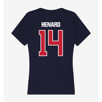 Richmond - NCAA Women's Soccer : Camden Henard - Women's V-Neck T-Shirt-1