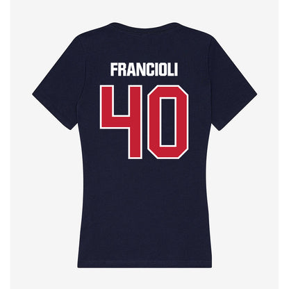 Richmond - NCAA Women's Lacrosse : Abby Francioli - Women's V-Neck T-Shirt-1