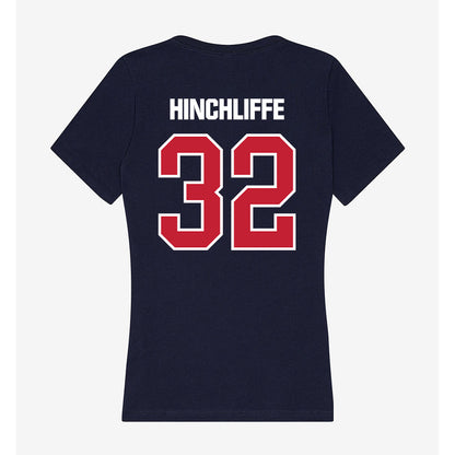 Richmond - NCAA Baseball : Jackson Hinchliffe - Women's V-Neck T-Shirt-1