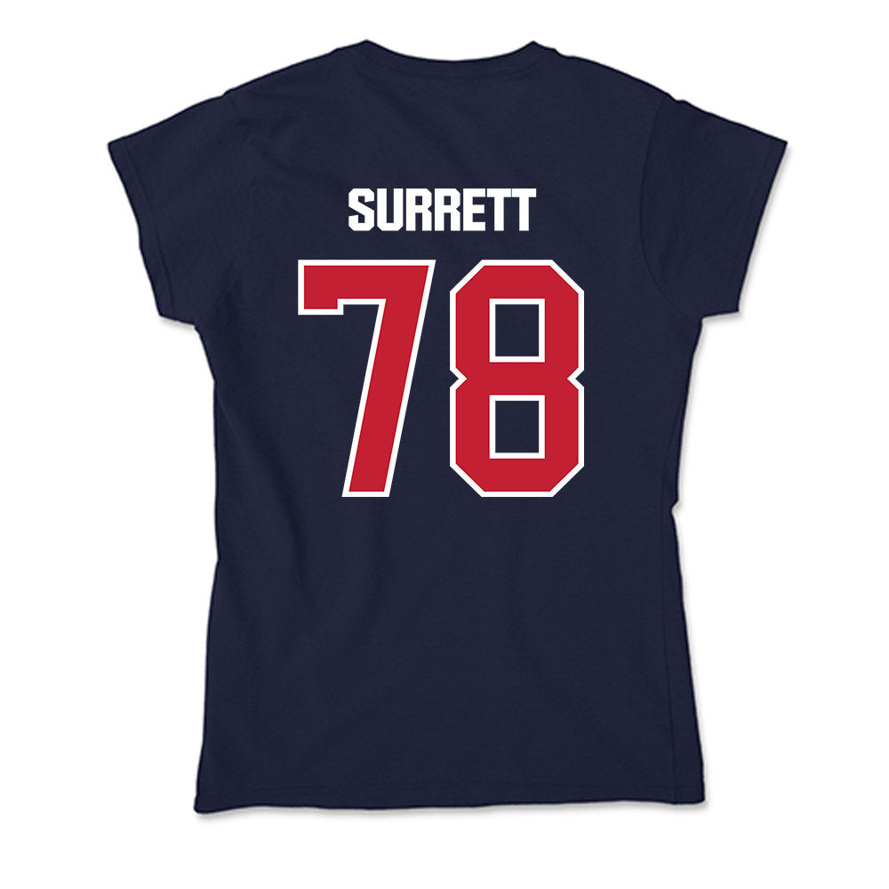 Richmond - NCAA Football : Luke Surrett - Soft Style Women’s T-Shirt-1