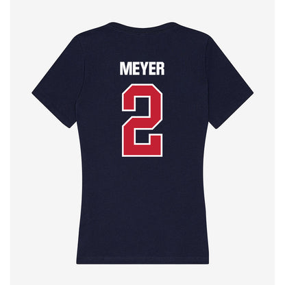 Richmond - NCAA Men's Lacrosse : Luke Meyer - Women's V-Neck T-Shirt-1