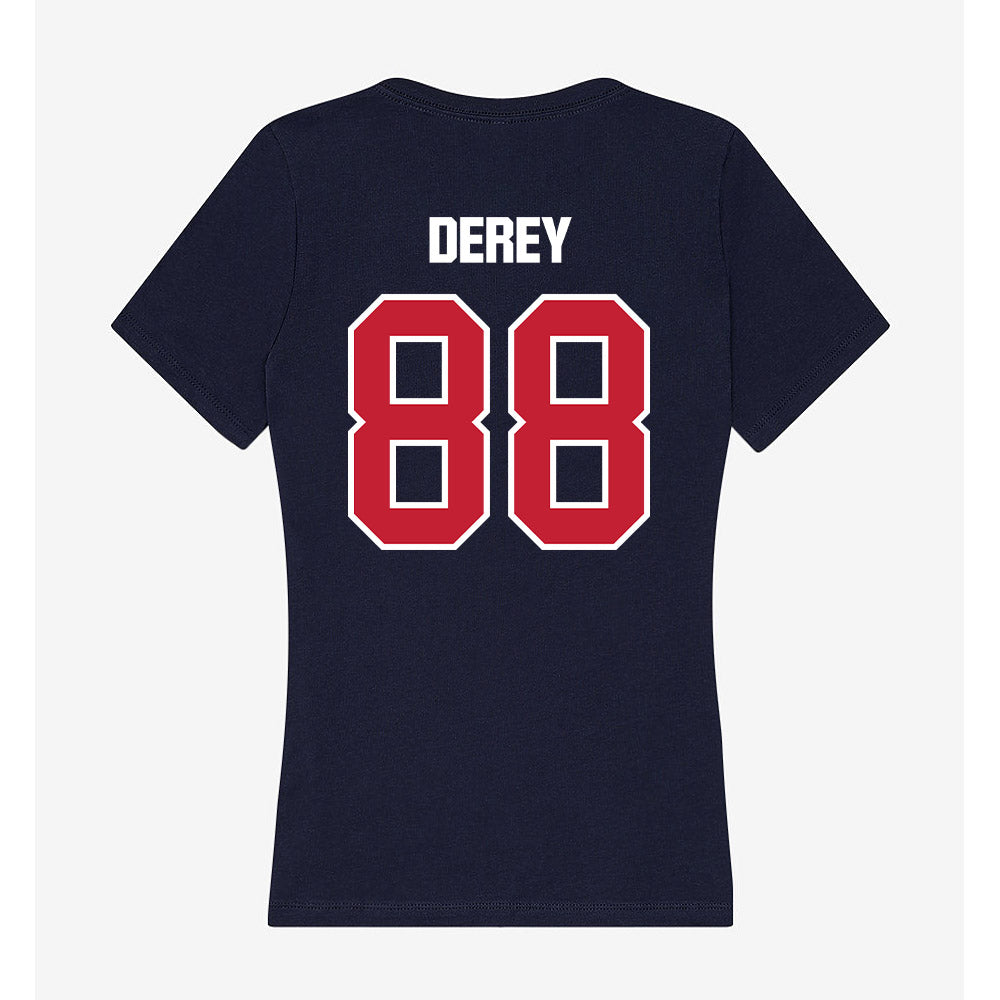 Richmond - NCAA Football : Carson Derey - Women's V-Neck T-Shirt-1