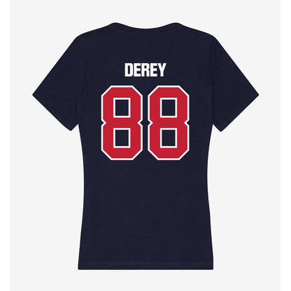 Richmond - NCAA Football : Carson Derey - Women's V-Neck T-Shirt-1