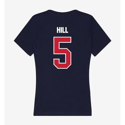 Richmond - NCAA Football : Andreas Hill - Women's V-Neck T-Shirt-1