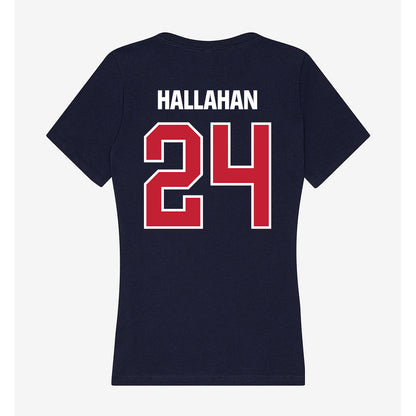 Richmond - NCAA Women's Lacrosse : Grace Hallahan - Women's V-Neck T-Shirt-1