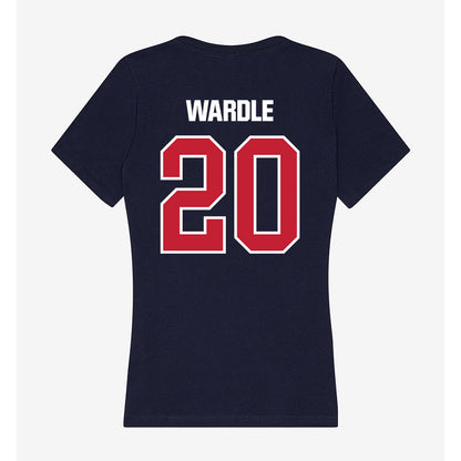 Richmond - NCAA Women's Lacrosse : Anya Wardle - Women's V-Neck T-Shirt-1