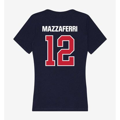 Richmond - NCAA Men's Lacrosse : Chris Mazzaferri - Women's V-Neck T-Shirt-1