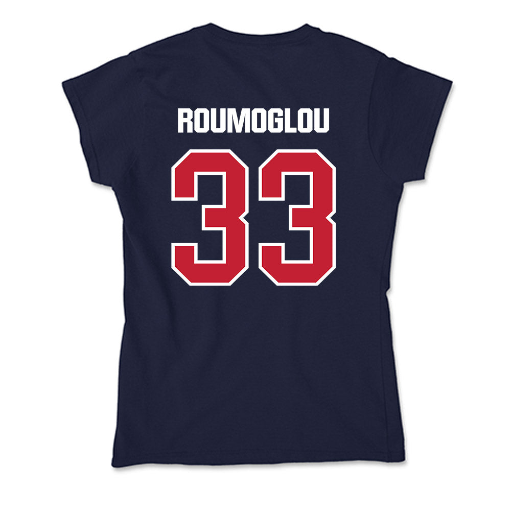 Richmond - NCAA Men's Basketball : Apostolos Roumoglou - Soft Style Women’s T-Shirt-1