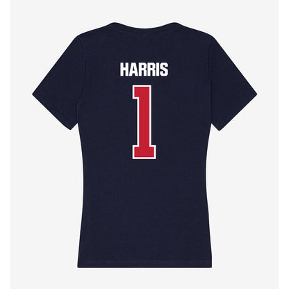 Richmond - NCAA Men's Lacrosse : Hunter Harris - Women's V-Neck T-Shirt-1