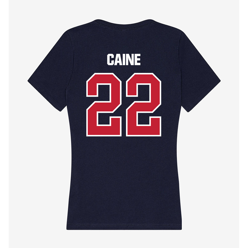 Richmond - NCAA Men's Lacrosse : Leo Caine - Women's V-Neck T-Shirt-1