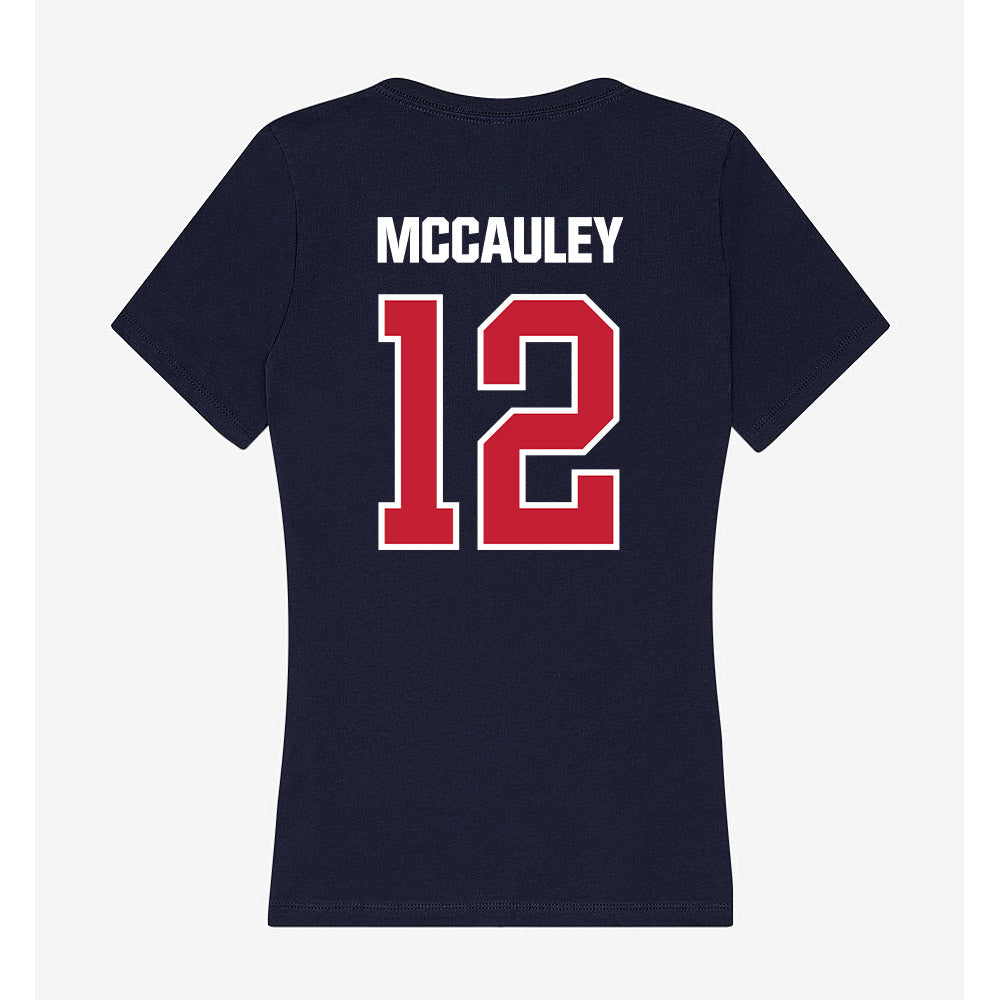 Richmond - NCAA Football : Joseph McCauley - Women's V-Neck T-Shirt-1