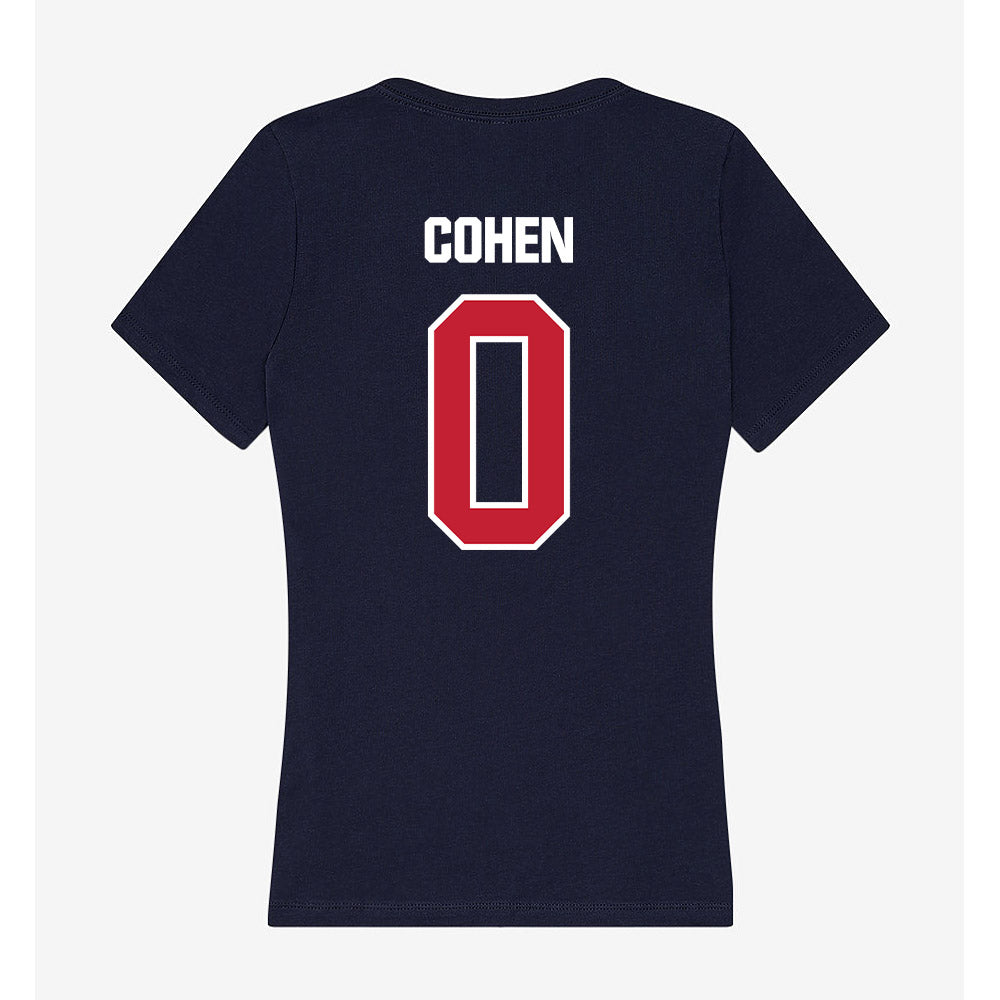 Richmond - NCAA Men's Tennis : Grant Cohen - Women's V-Neck T-Shirt-1