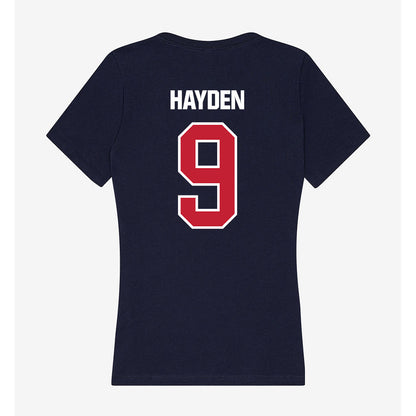 Richmond - NCAA Men's Lacrosse : Cole Hayden - Women's V-Neck T-Shirt-1