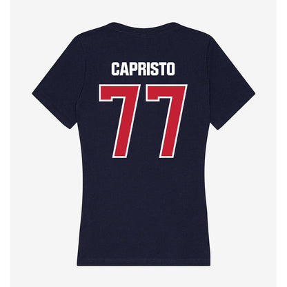 Richmond - NCAA Football : Kade Capristo - Women's V-Neck T-Shirt-1
