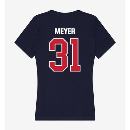 Richmond - NCAA Women's Lacrosse : Rileigh Meyer - Women's V-Neck T-Shirt-1
