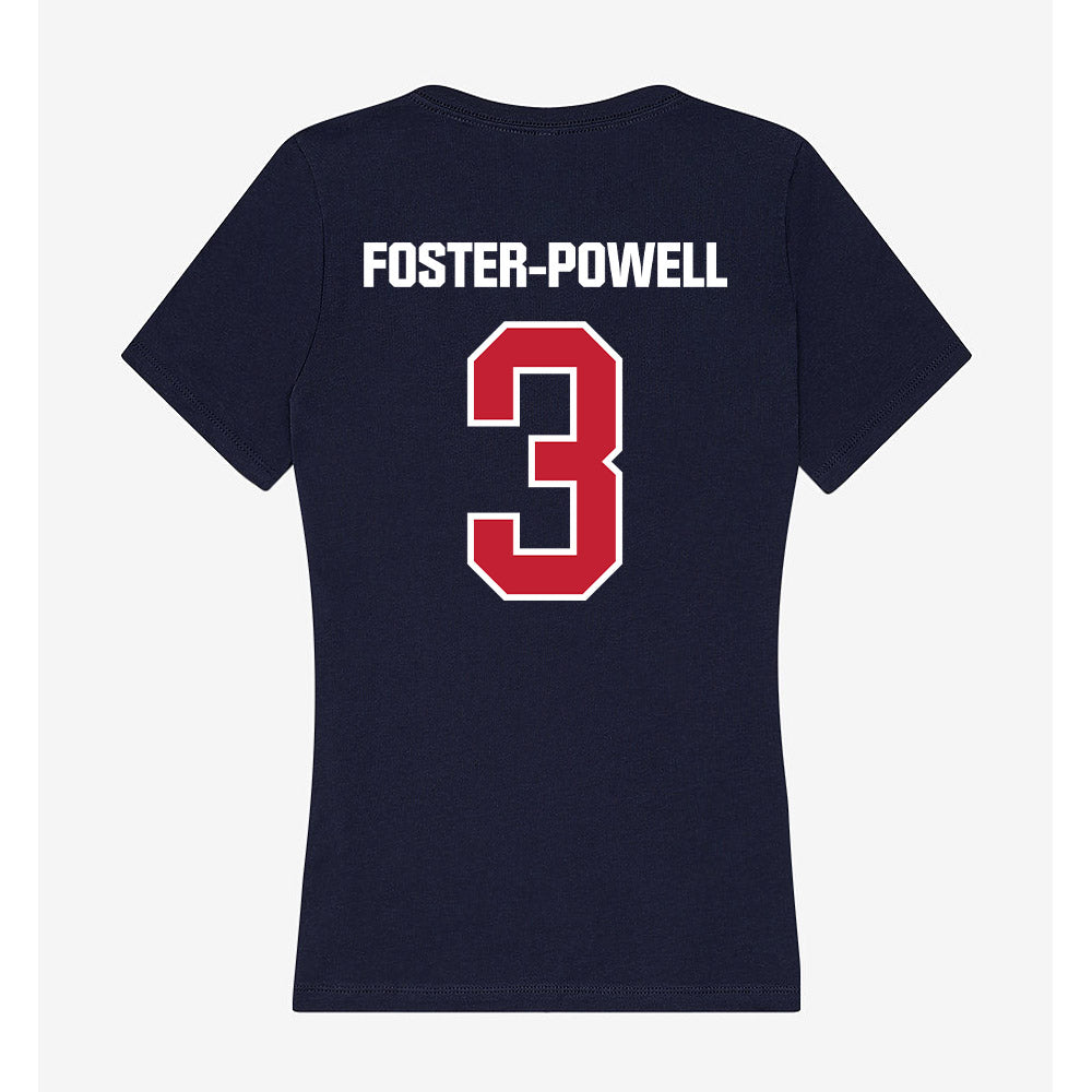 Richmond - NCAA Football : Aziz Foster-Powell - Women's V-Neck T-Shirt-1