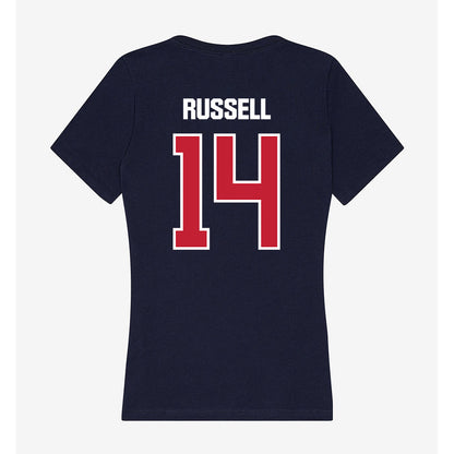 Richmond - NCAA Women's Field Hockey : Avery Russell - Women's V-Neck T-Shirt-1