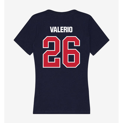 Richmond - NCAA Women's Lacrosse : Mia Valerio - Women's V-Neck T-Shirt-1