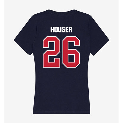 Richmond - NCAA Football : Blake Houser - Women's V-Neck T-Shirt-1