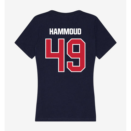 Richmond - NCAA Football : Ryan Hammoud - Women's V-Neck T-Shirt-1
