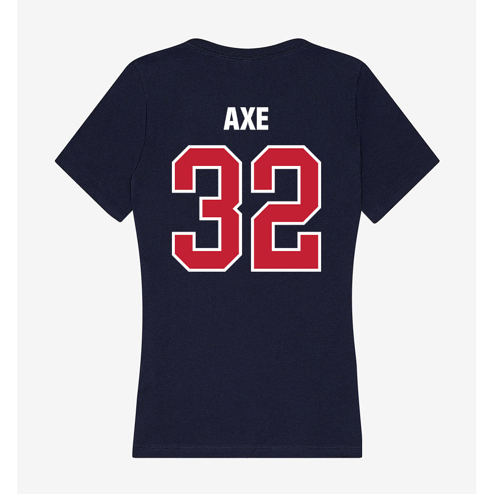 Richmond - NCAA Women's Lacrosse : Stella Axe - Women's V-Neck T-Shirt-1