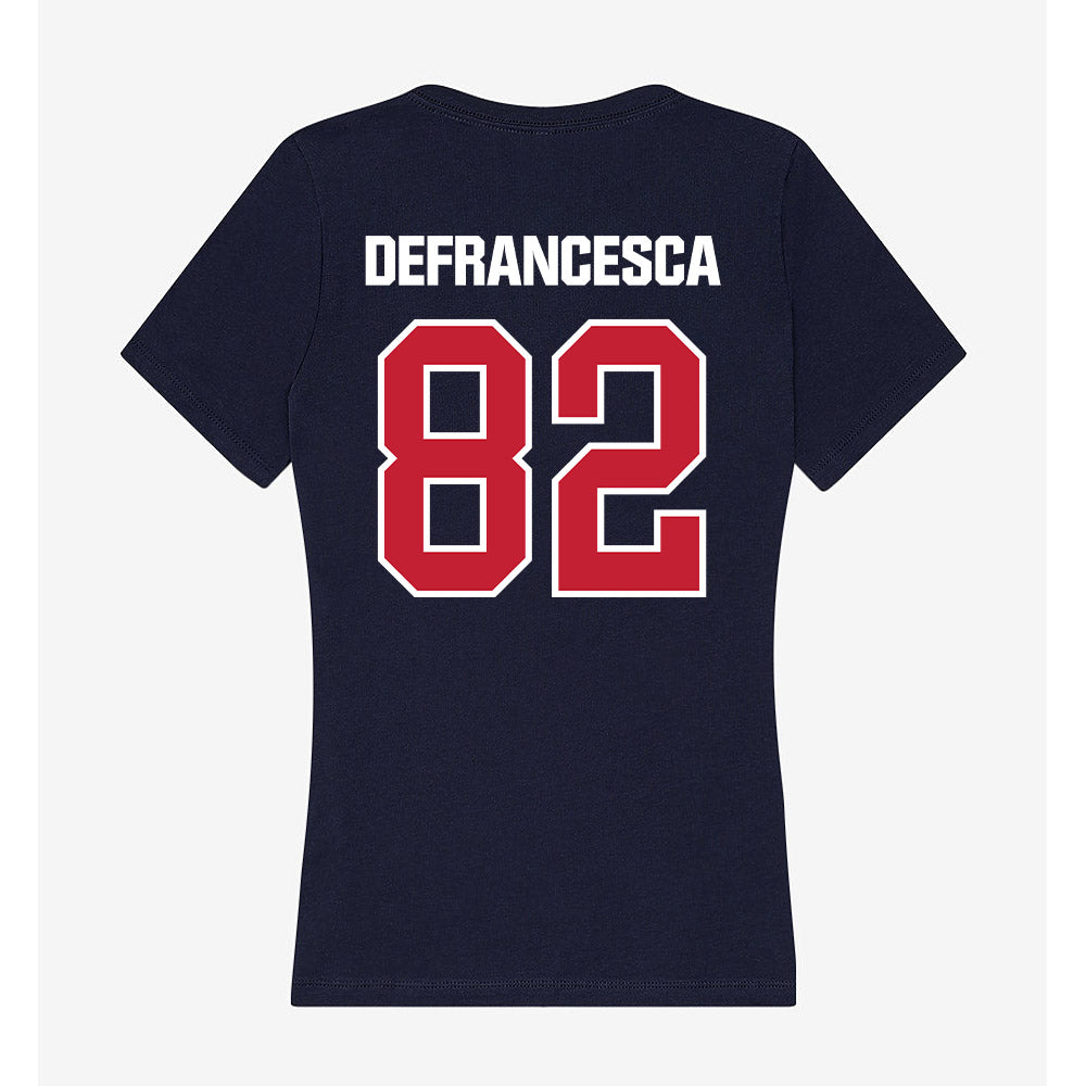 Richmond - NCAA Football : Sam DeFrancesca - Women's V-Neck T-Shirt-1