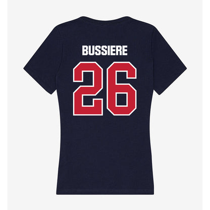 Richmond - NCAA Women's Soccer : Brigitte Bussiere - Women's V-Neck T-Shirt-1
