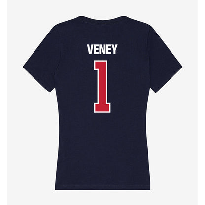 Richmond - NCAA Football : Quanye Veney - Women's V-Neck T-Shirt-1