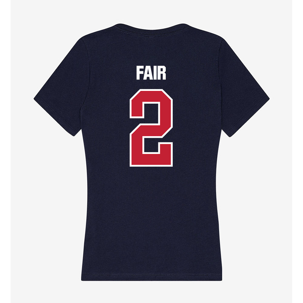 Richmond - NCAA Football : Jaiden Fair - Women's V-Neck T-Shirt-1