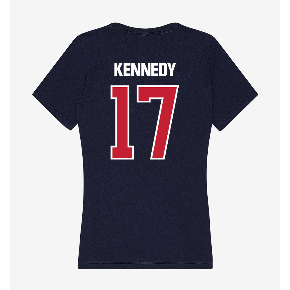 Richmond - NCAA Women's Lacrosse : Quinn Kennedy - Women's V-Neck T-Shirt-1