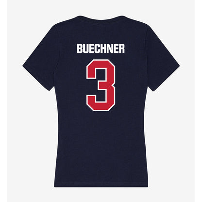 Richmond - NCAA Women's Lacrosse : Haven Buechner - Women's V-Neck T-Shirt-1